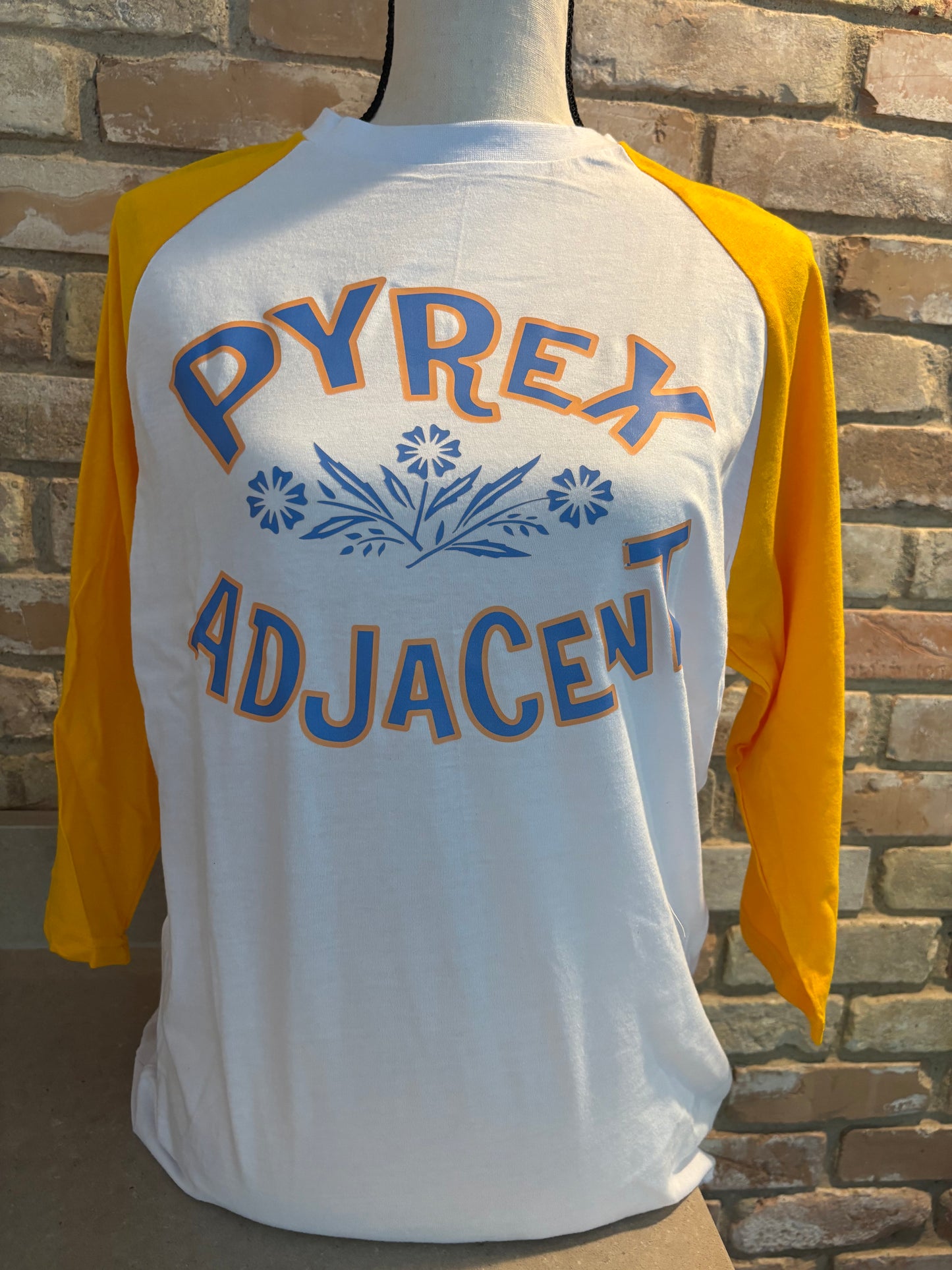 T-shirt 3/4 Pyrex Adjacent Cornflower