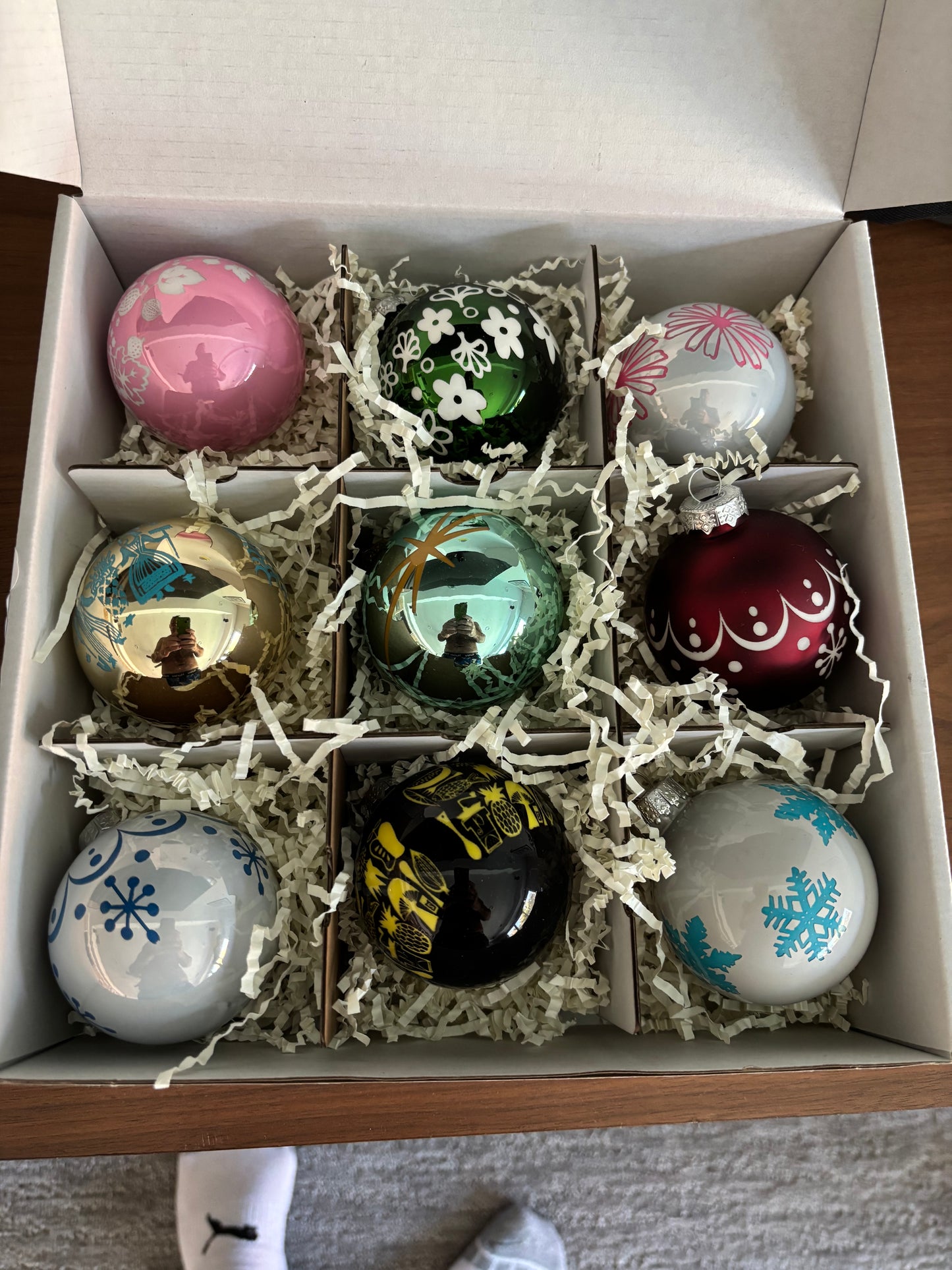 Pyrex Inspired Ornaments