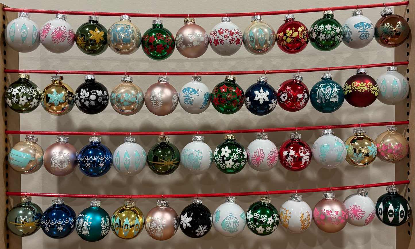 Pyrex Inspired Ornaments
