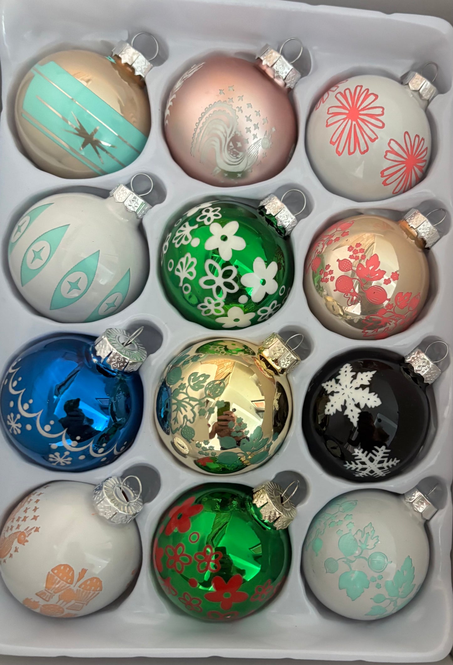 Pyrex Inspired Ornaments