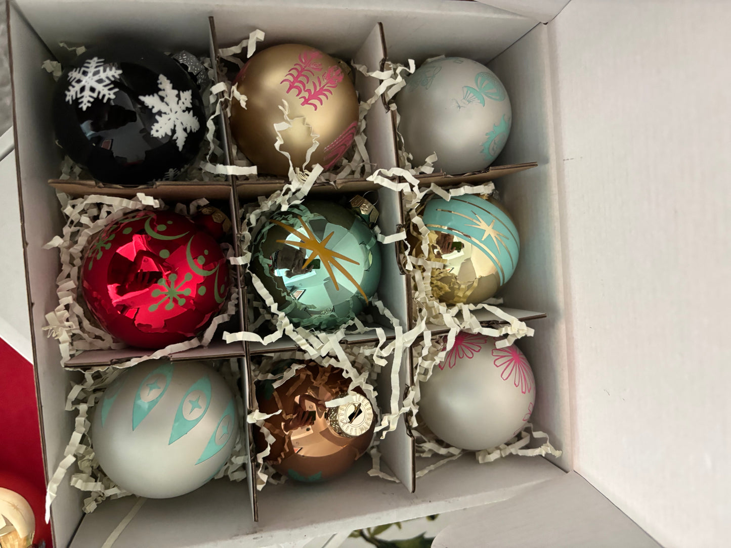 Pyrex Inspired Ornaments