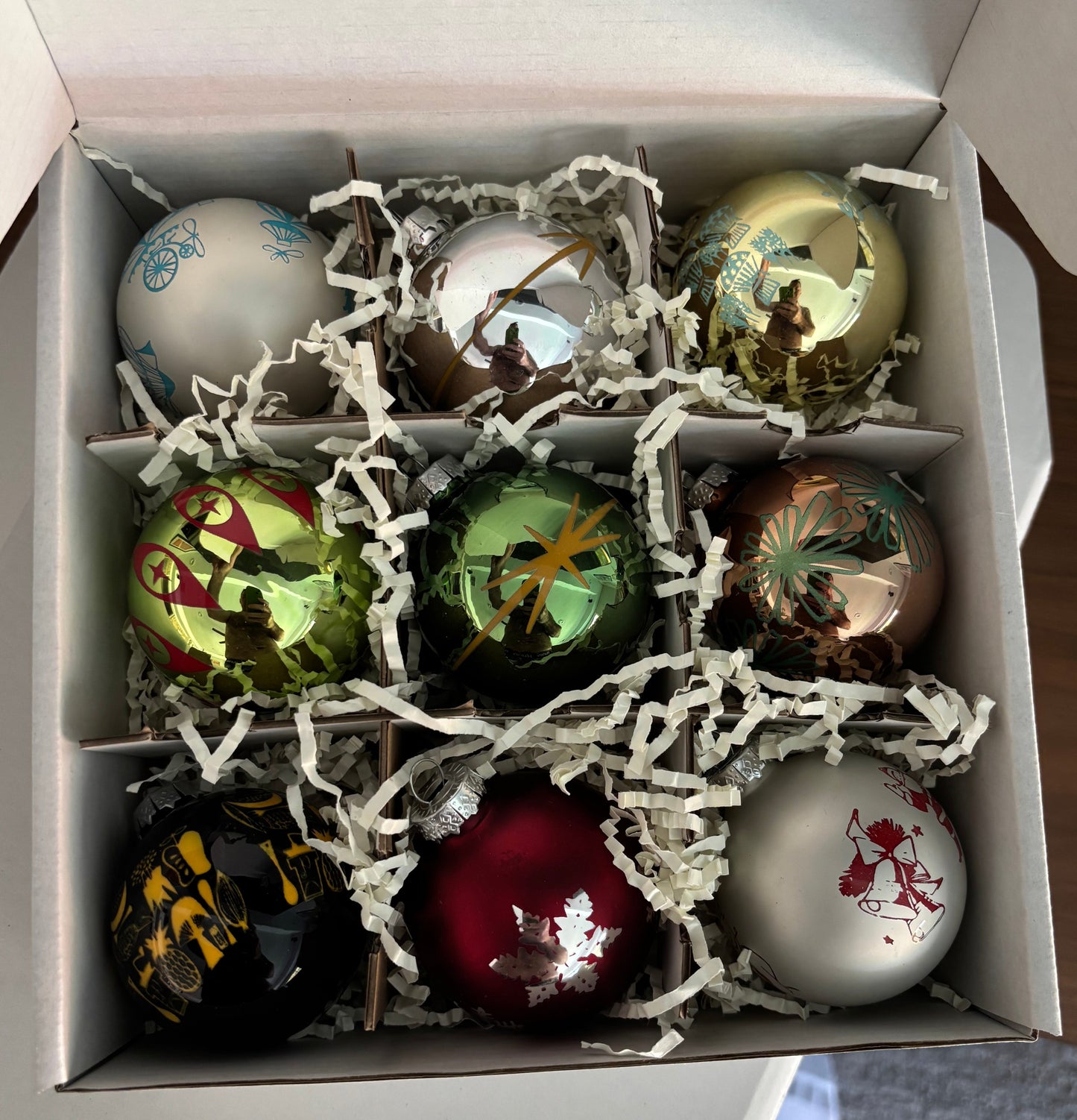 Pyrex Inspired Ornaments