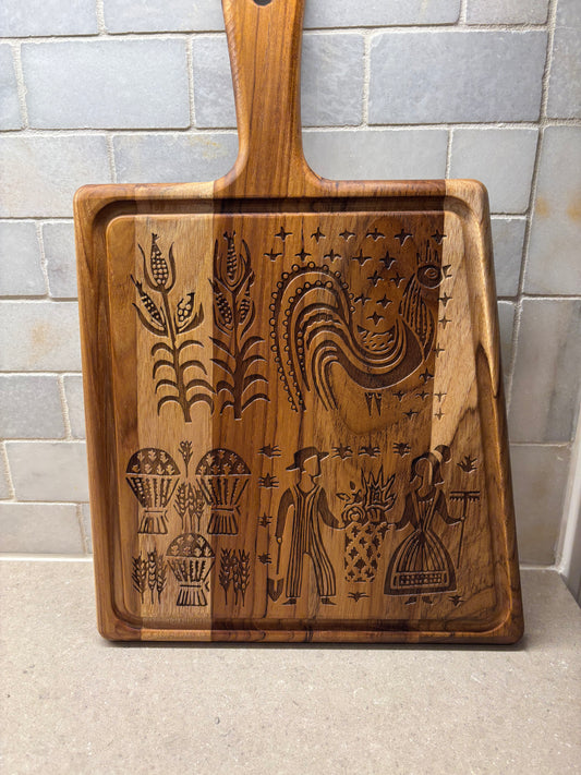 Serving Board Handled Butterprint